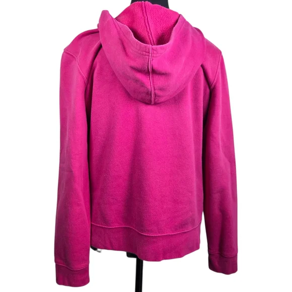 GAP Women's Pullover Hoodie In Vibrant Pink Med - Picture 3 of 5